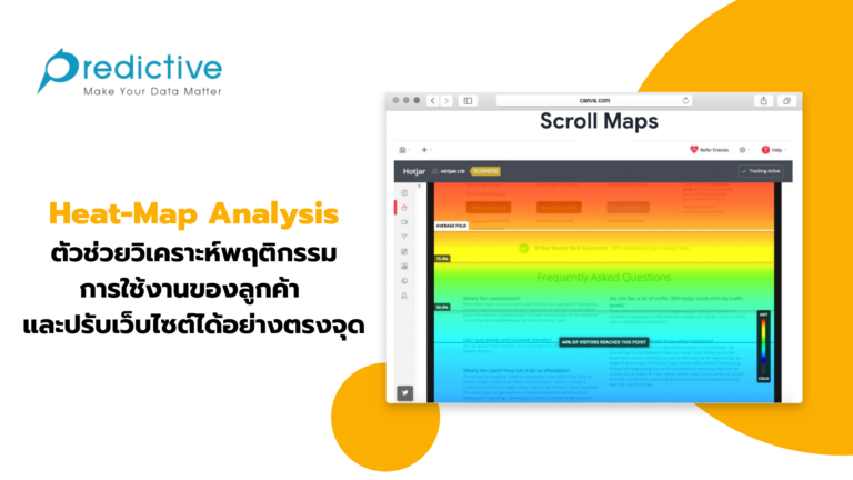 Heat-Map Analysis ตัวช่วยวิเคราะห์พฤติกรรมการใช้งานของลูกค้า และปรับเว็บไซต์ได้อย่างตรงจุด